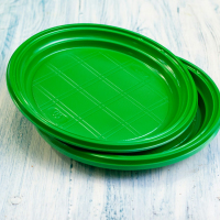 Тарелка десертная d=205 А зеленая